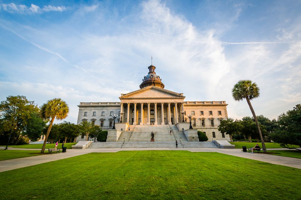 Outside view of South Carolina State House
