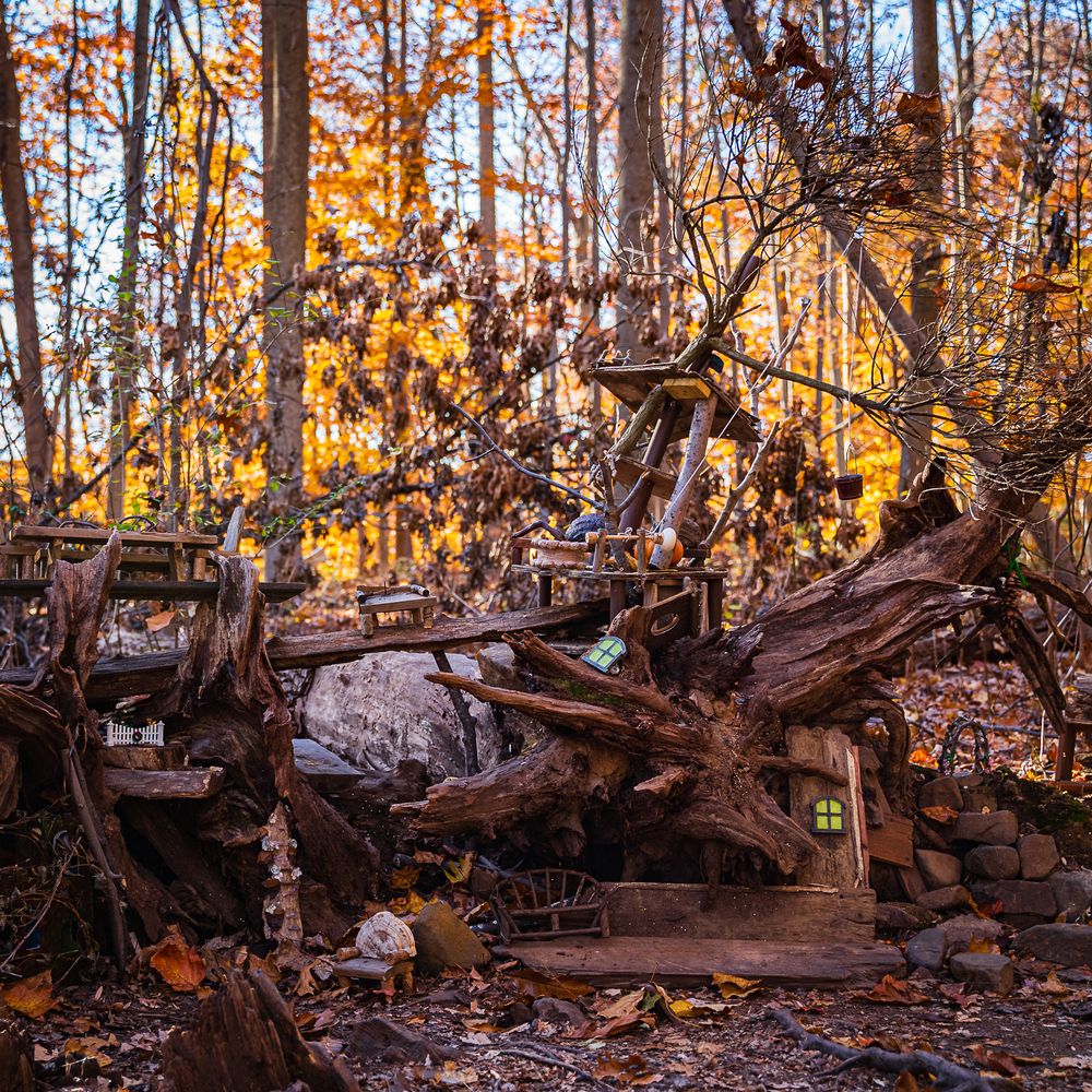 Fairyland set up at South Mountain Reservation