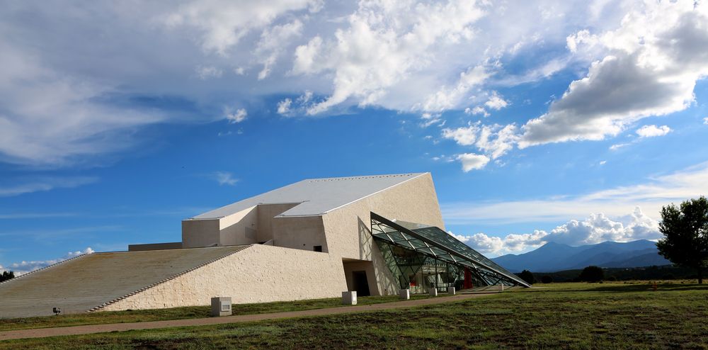 Exterior view of Spencer Theater
