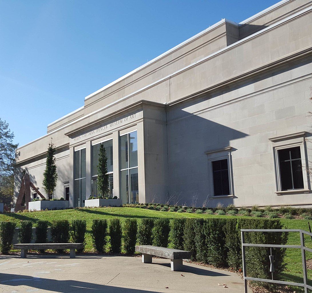 Exterior of Spencer museum of Art