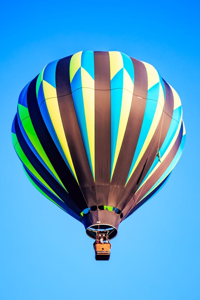 Colorful balloon at Spiedie Fest & Balloon Rally