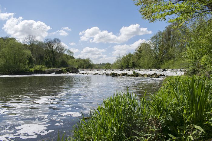 The waters of Sprotbrough Falls