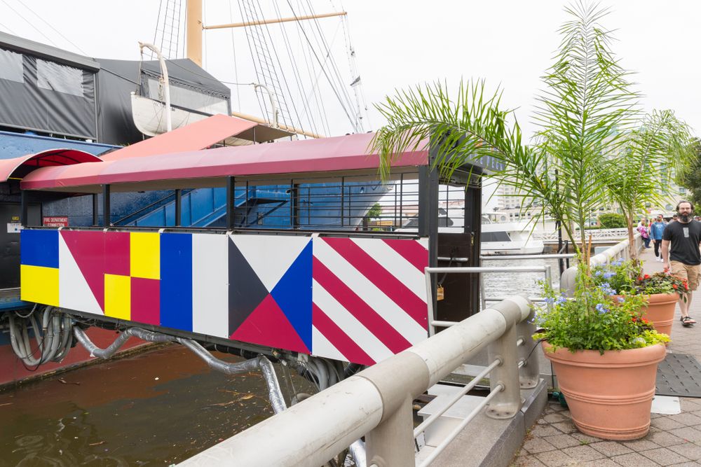 View of Spruce Street Harbor Park