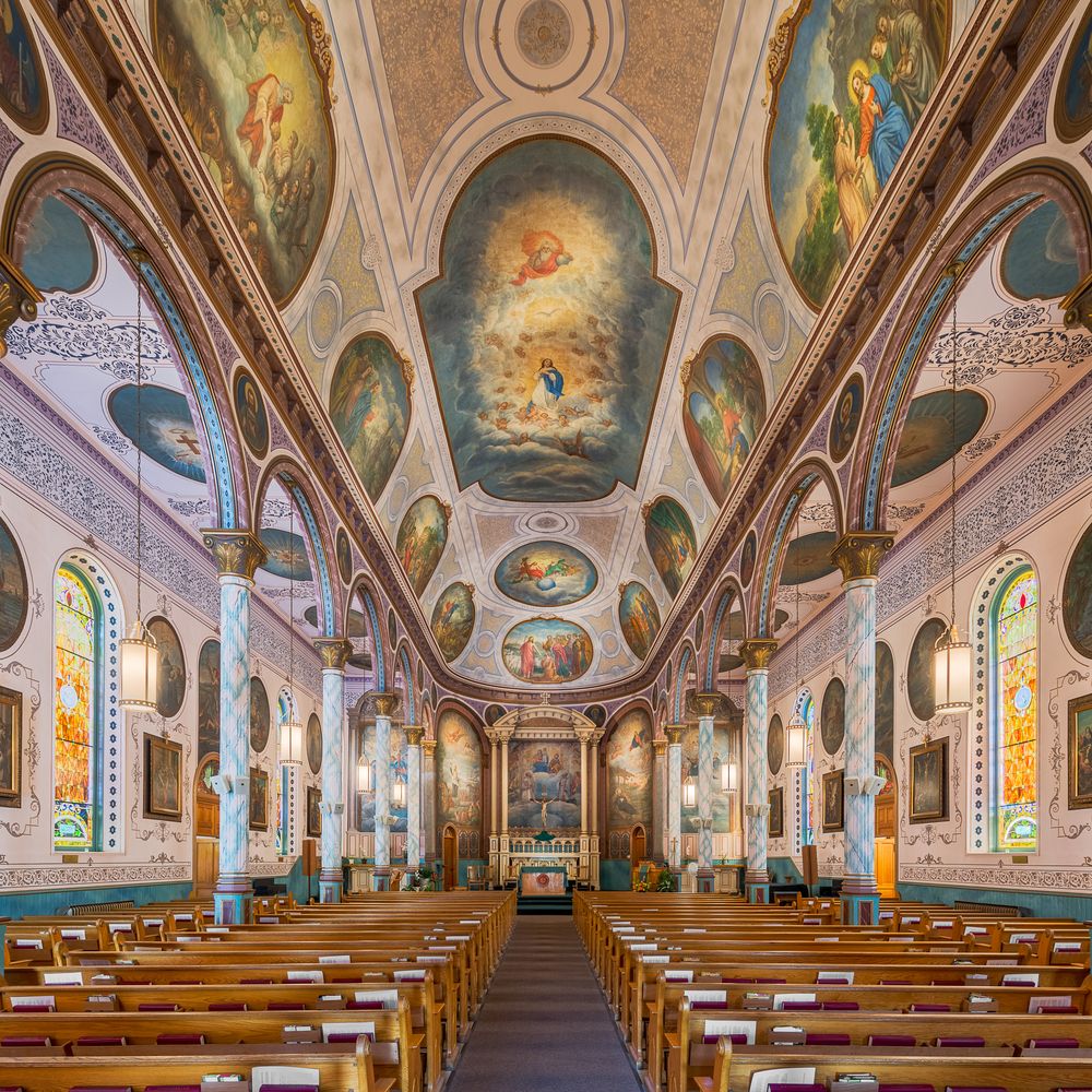 Interior of St. Francis Xavier Church in Missoula