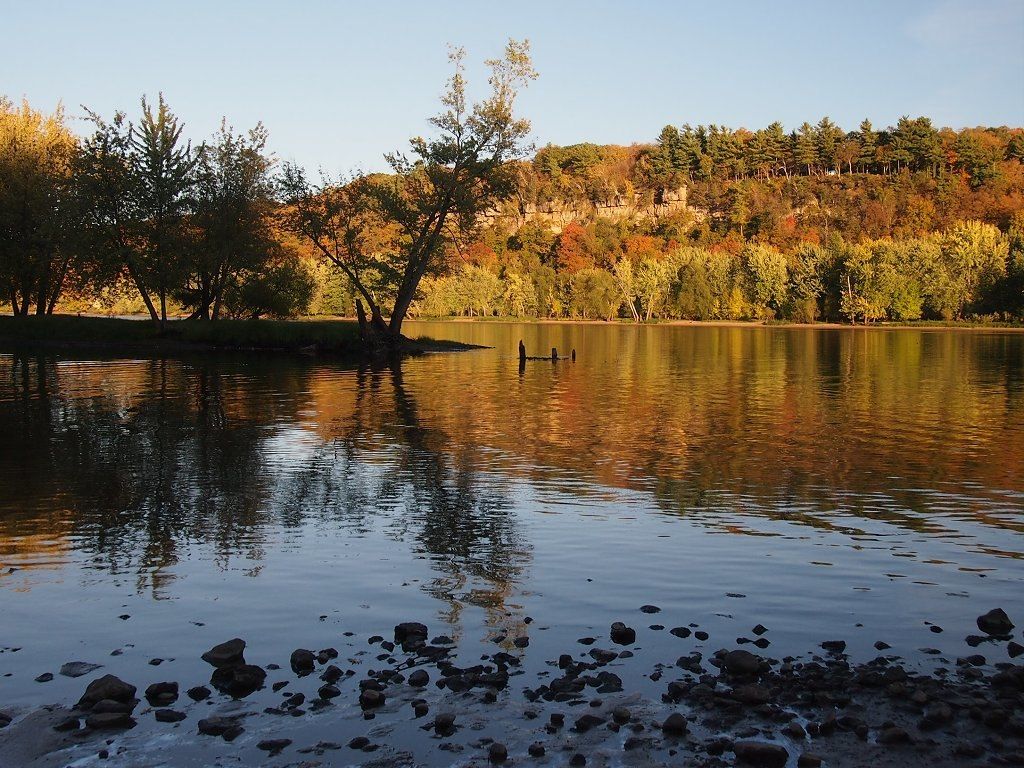 View of St. Croix Boom Site in Stillwater, Minnesota
