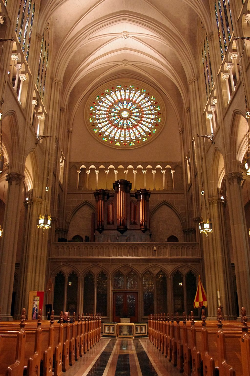 Interior of Cathedral Basilica of the Assumption