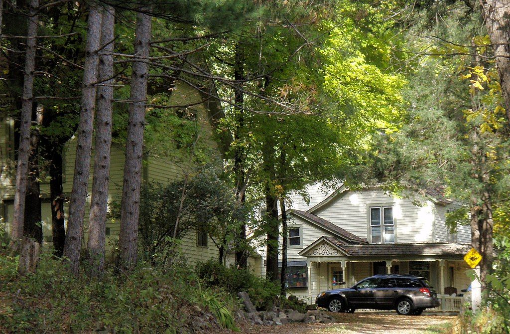 A house at St. Croix Boom Site in Stillwater, Minnesota