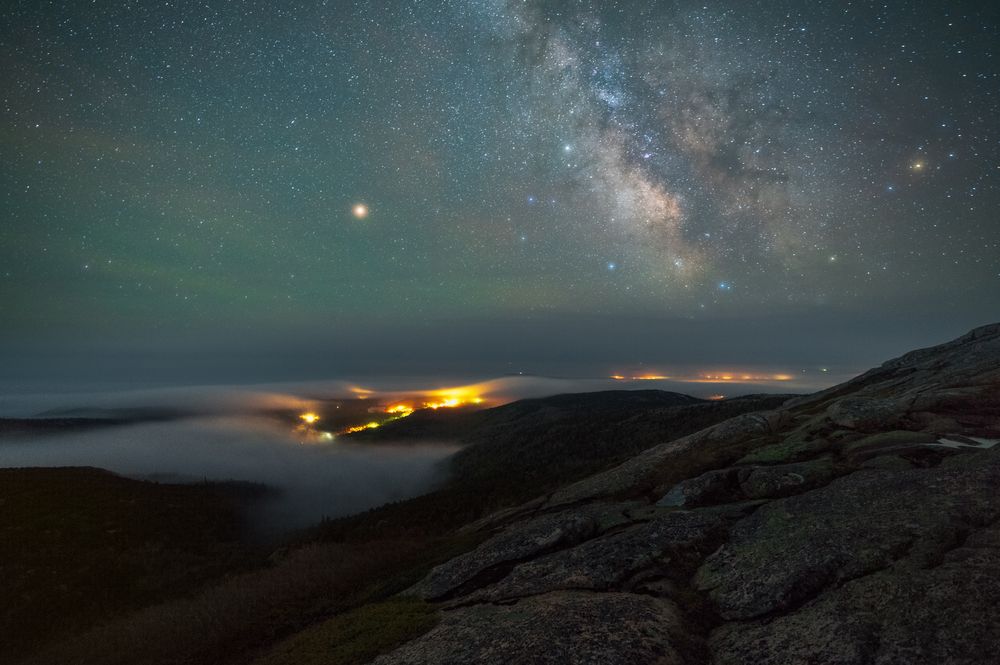 Stargazing at Cadillac Mountain