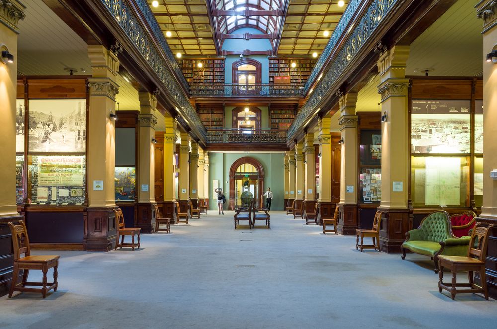 Reading area at State Library of South Australia