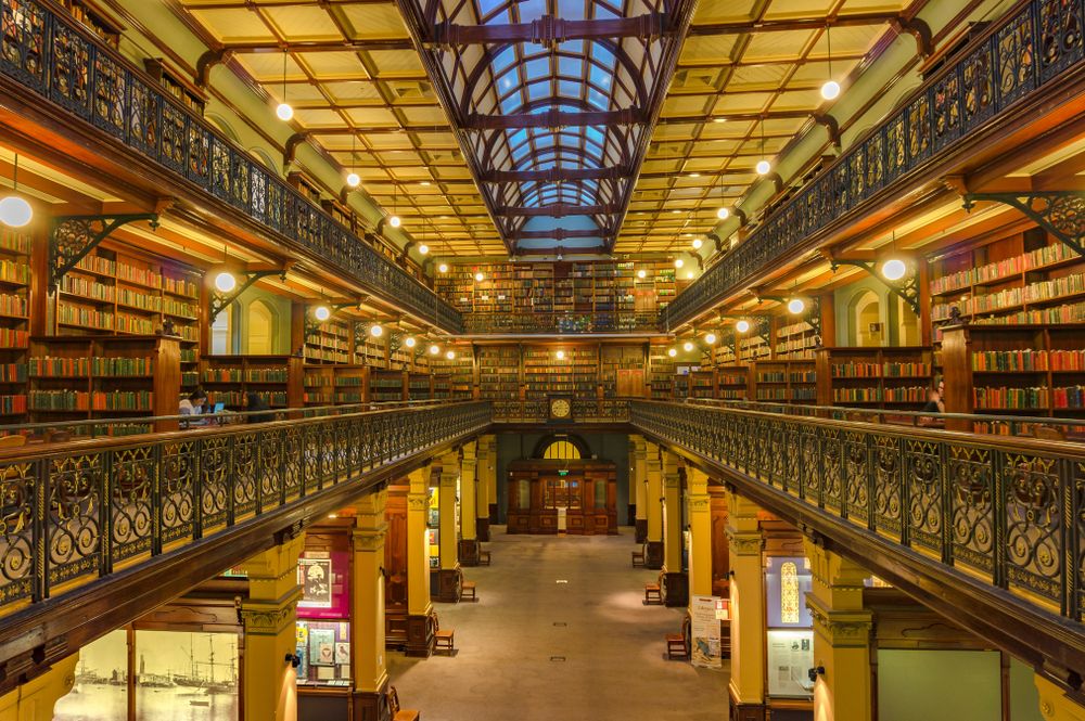 Plethora of books at State Library of Australia