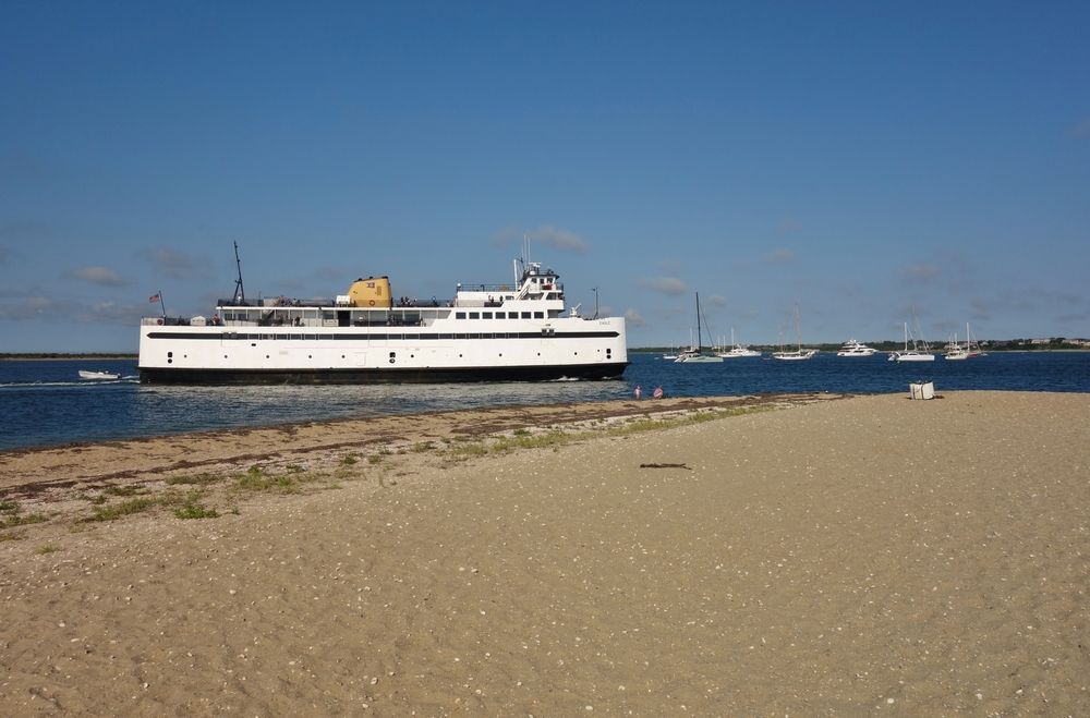 View of Steamship Authority on the water