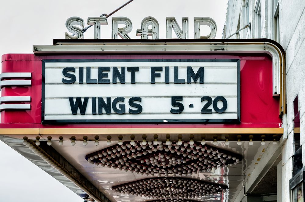 Marquee of Strand Theatre