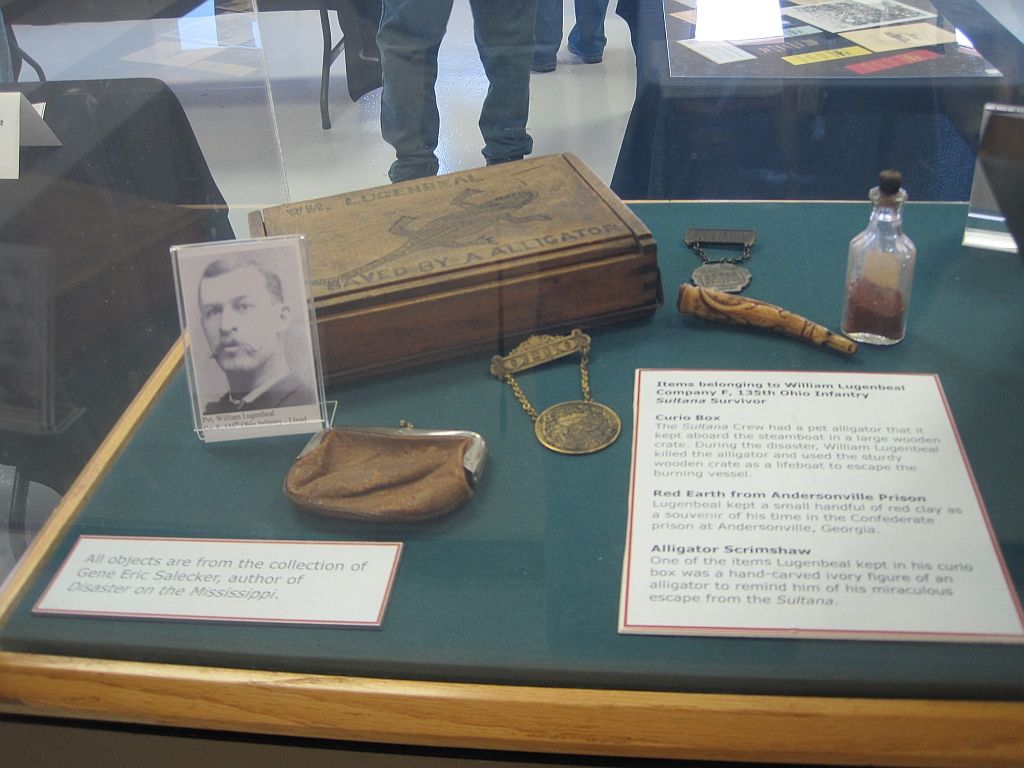 Exhibits at Sultana Disaster Museum