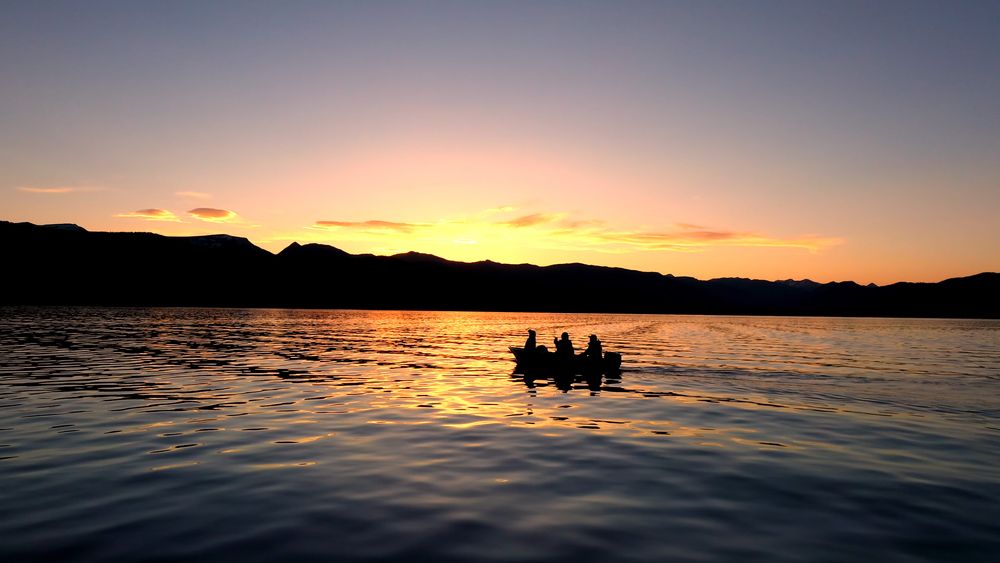 Sunset at Hebgen Lake