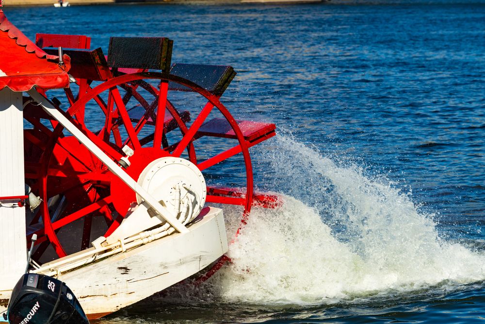 Paddle wheels of Susquehanna Riverboat