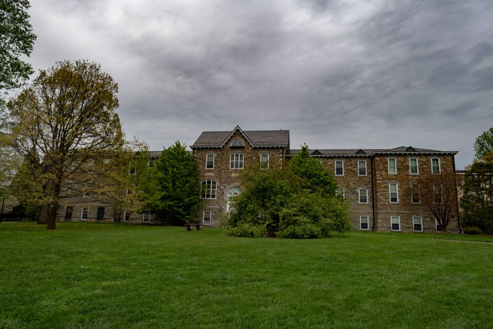 Exterior of a building at Swarthmore College