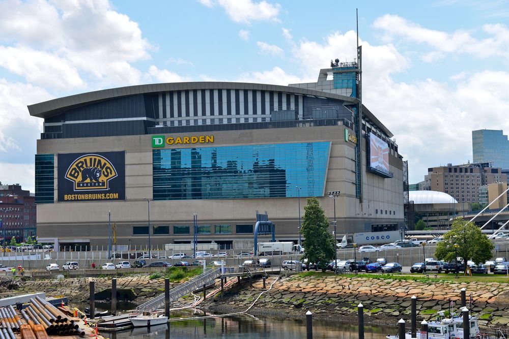 Exterior view of TD Garden
