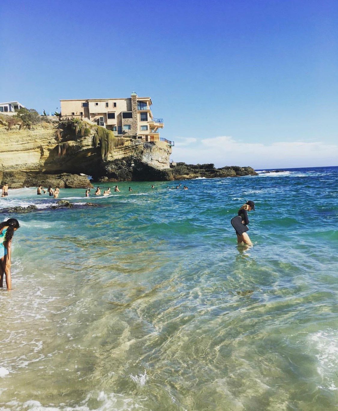 People enjoying at Table Rock Beach