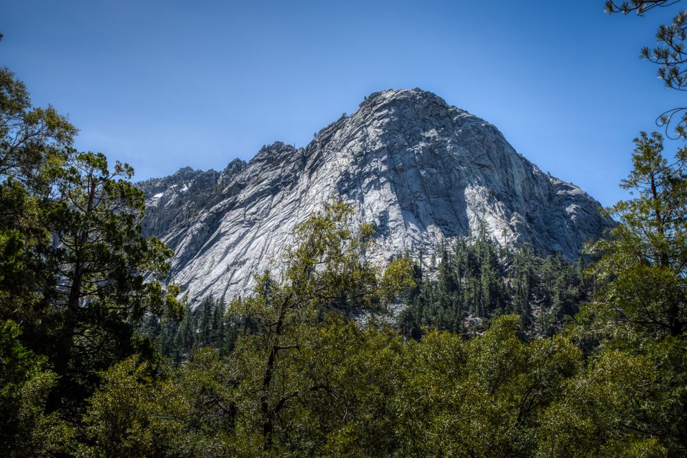 Daytime view of Tahquitz Peak