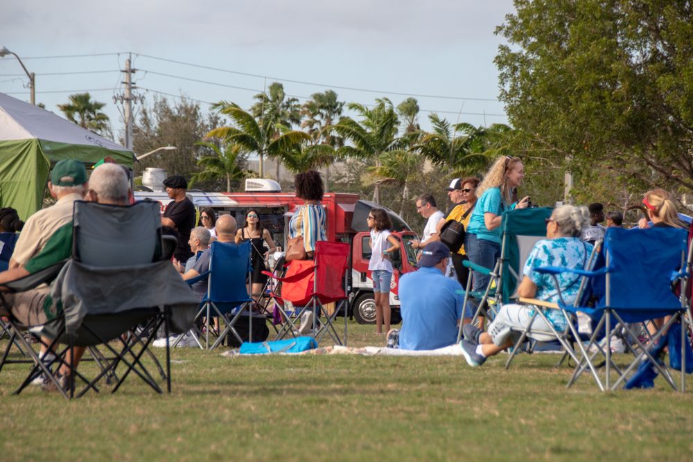 Visitors enjoying their day at Tamarac Sports Complex