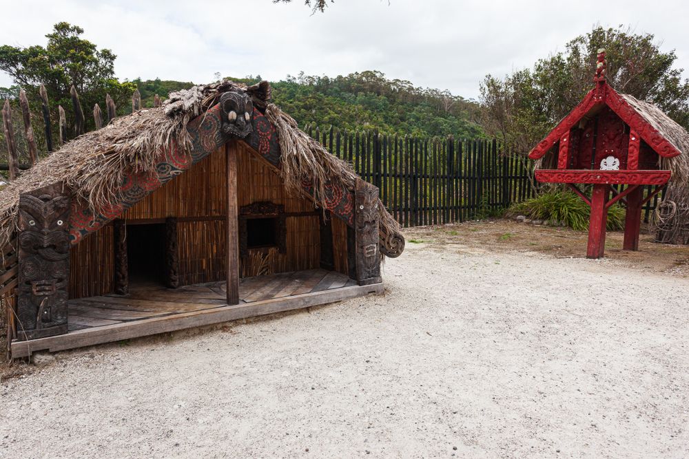 Maori Building in Te Puia