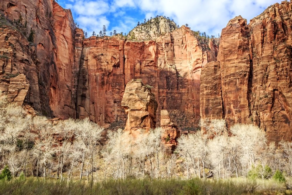 Temple of Sinawava in Zion National Park