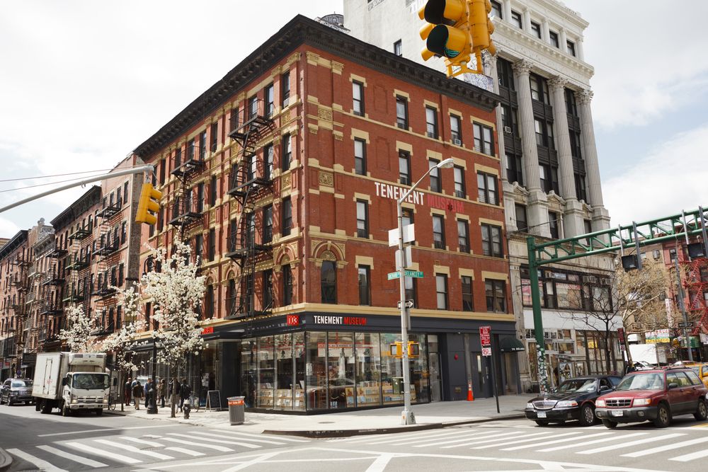 Street view of Tenement Museum