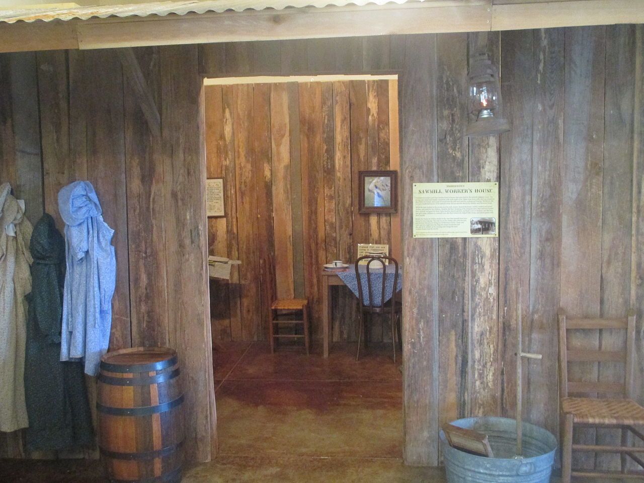 Sawmill worker's house at Texas Forestry Museum