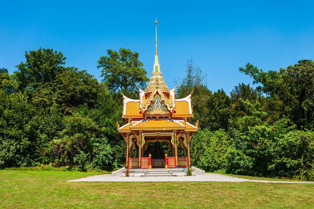 The structure of Thai Pavilion