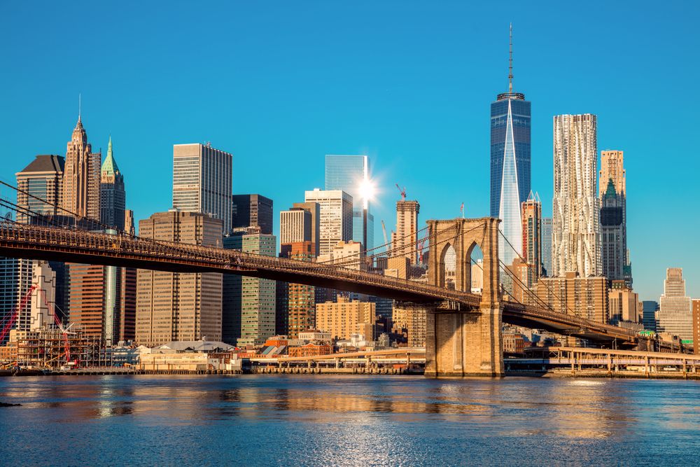 The Brooklyn Bridge in New York