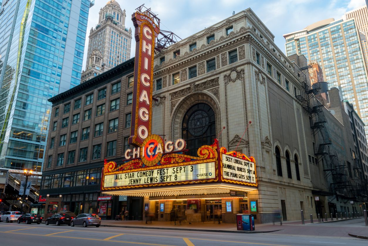 The Chicago Theatre at Chicago