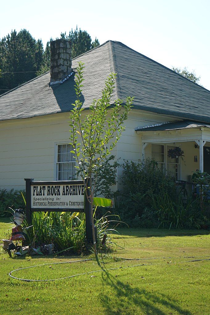 Outside view of the Flat Rock Archives