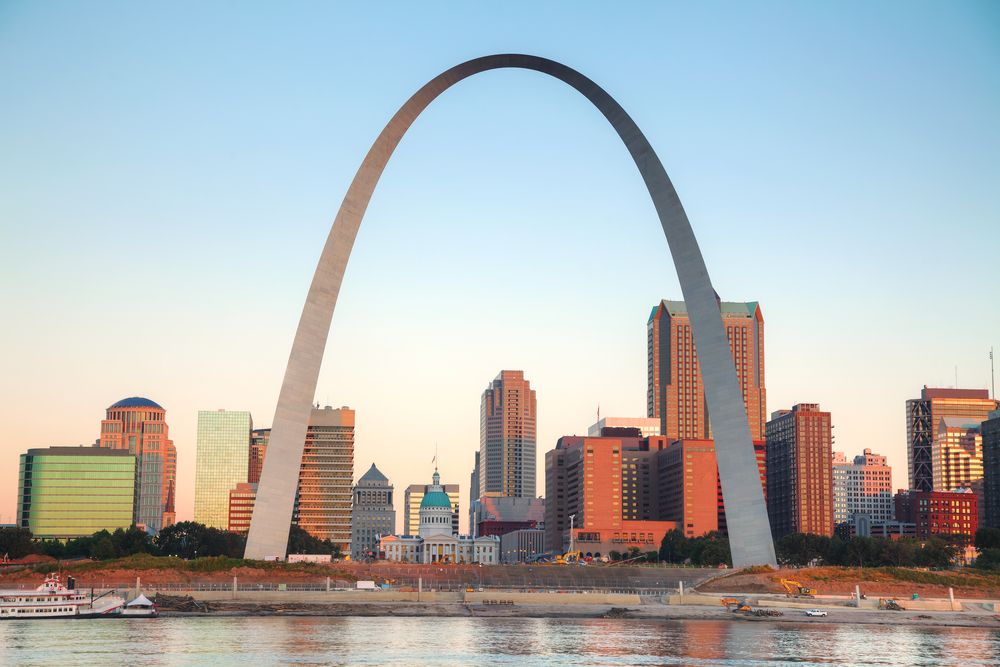 The Gateway Arch in Missouri