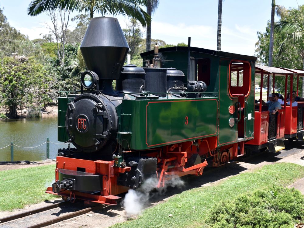 View of Train at The Hinkler Hall of Aviation