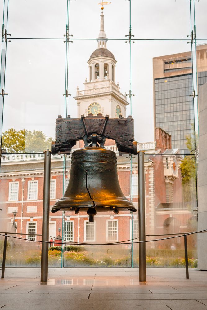 The Liberty Bell in Pennsylvania