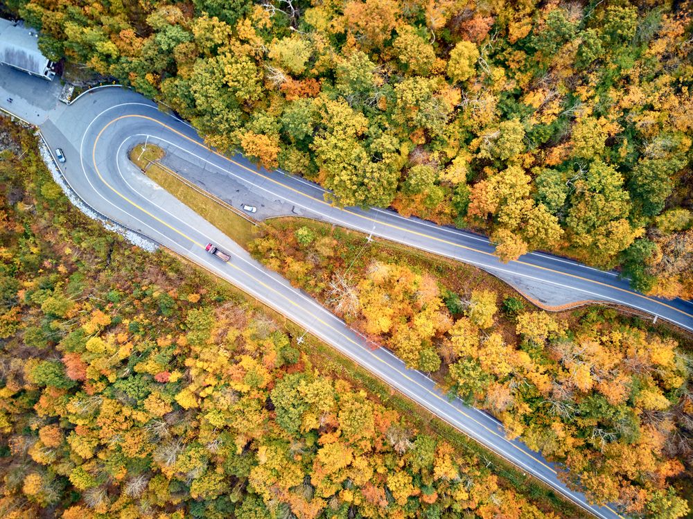 The Mohawk Trail in Massachusetts