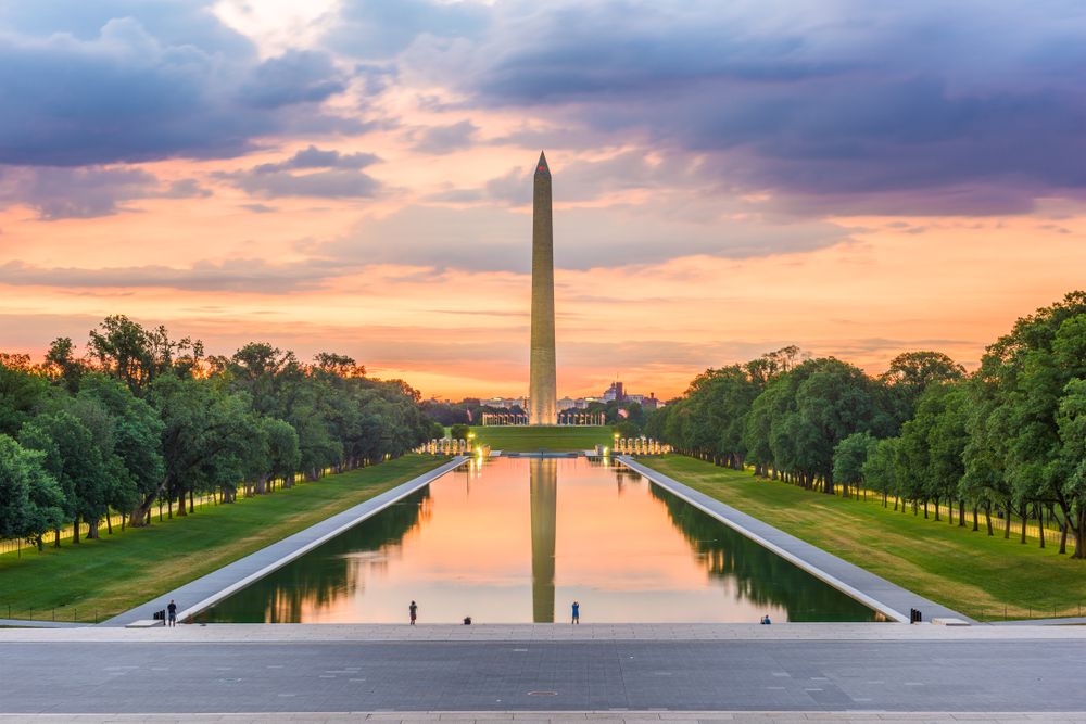 The National Mall in Washington D.C.