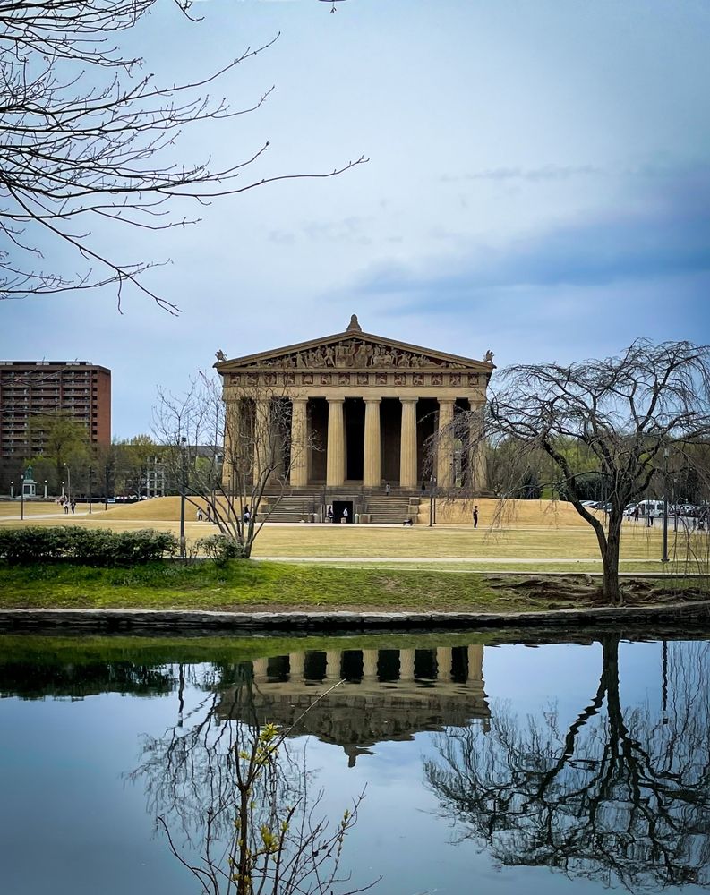 Exterior view of the Parthenon