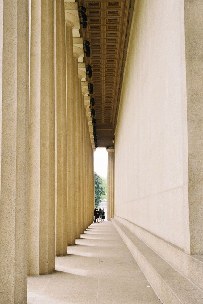 Columns at The Parthenon