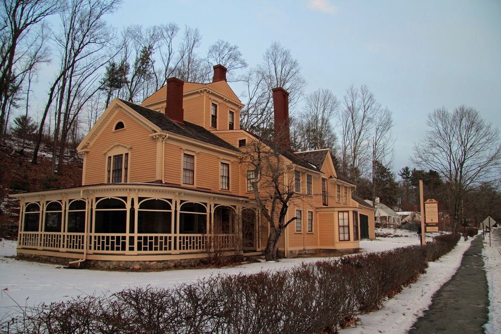 The Wayside during snow