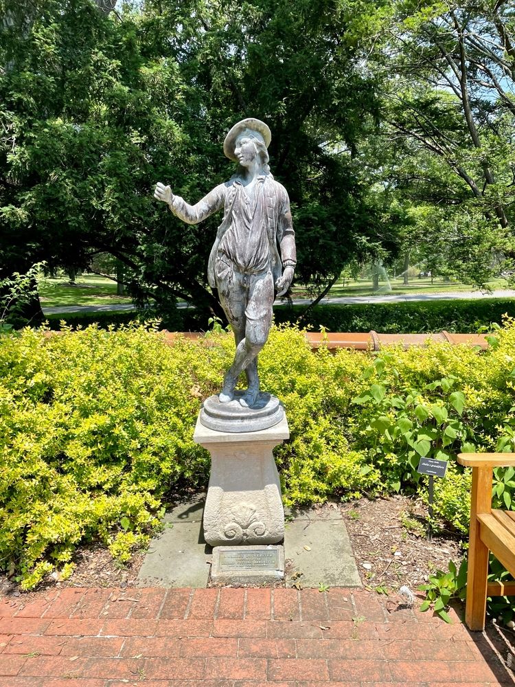 Statues at the Webster Arboretum