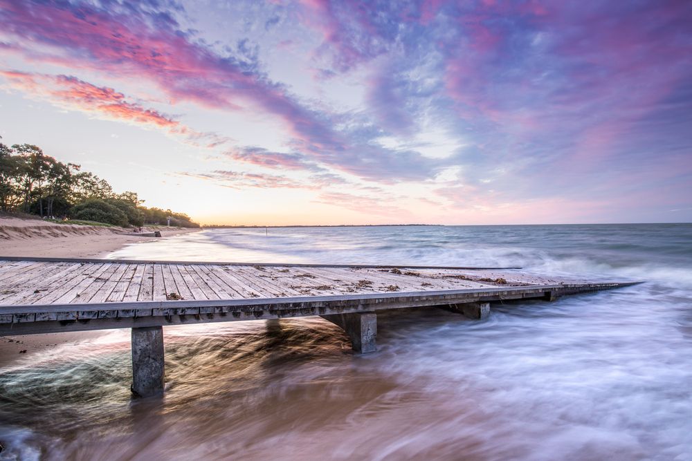 Scenic view of Torquay Beach