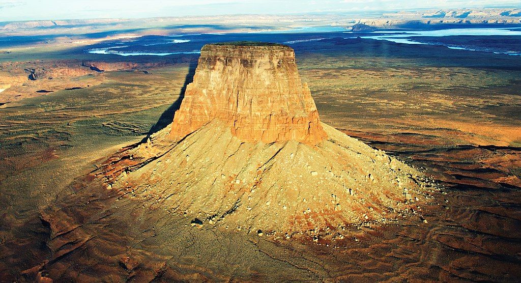 Aerial View of Tower Butte