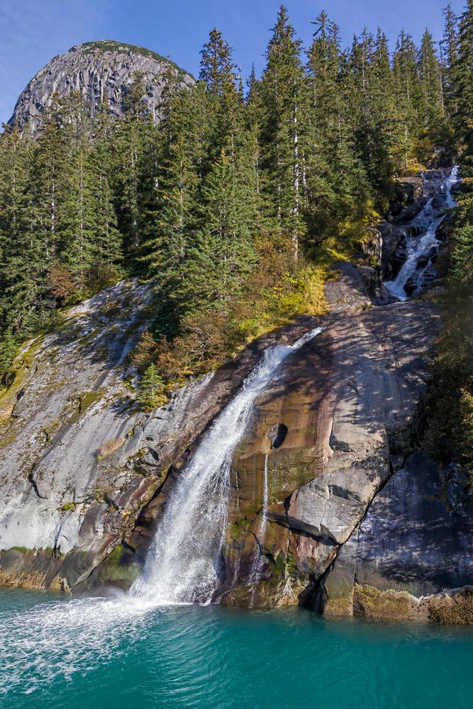 Falls at Tracy Arm Fjord