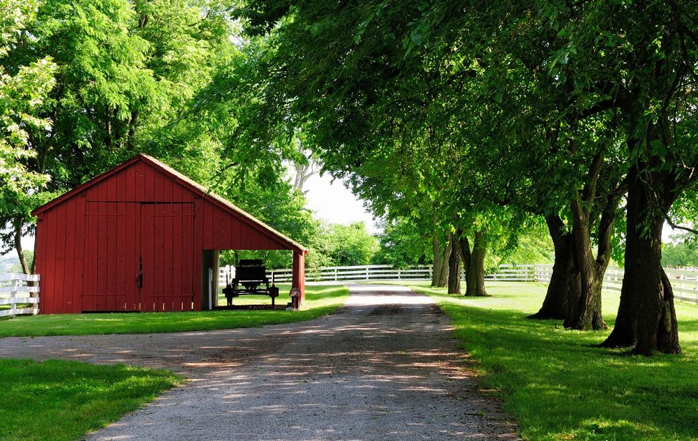 View of Shaker Village of Pleasant Hill