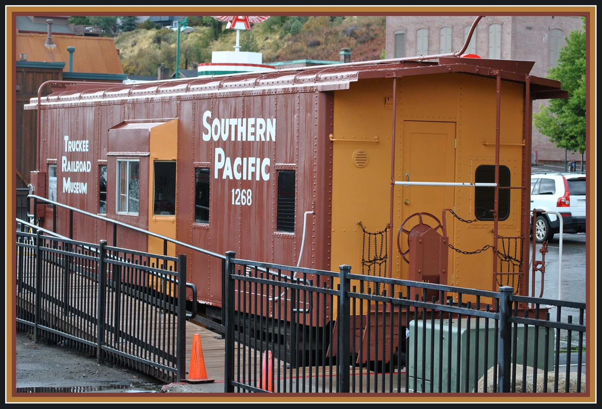 A train at Truckee Railroad Museum