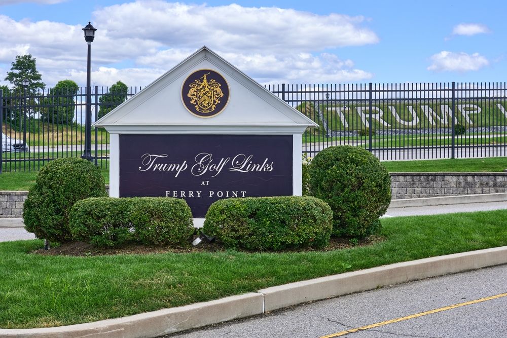 Signage of Trump Golf Links