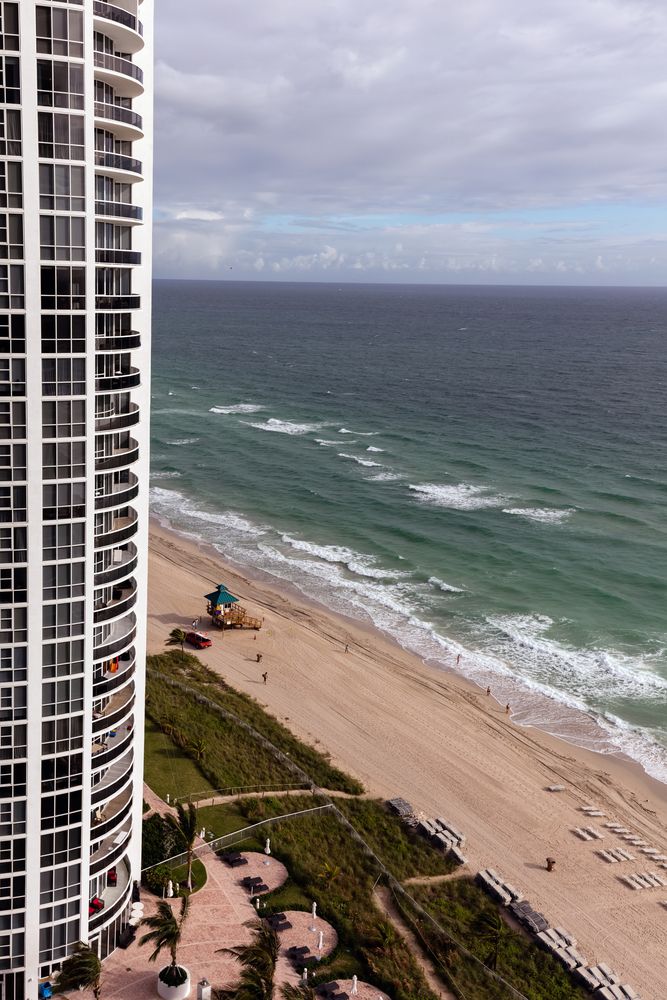 View of the beach from Trump International Beach Resort Miami