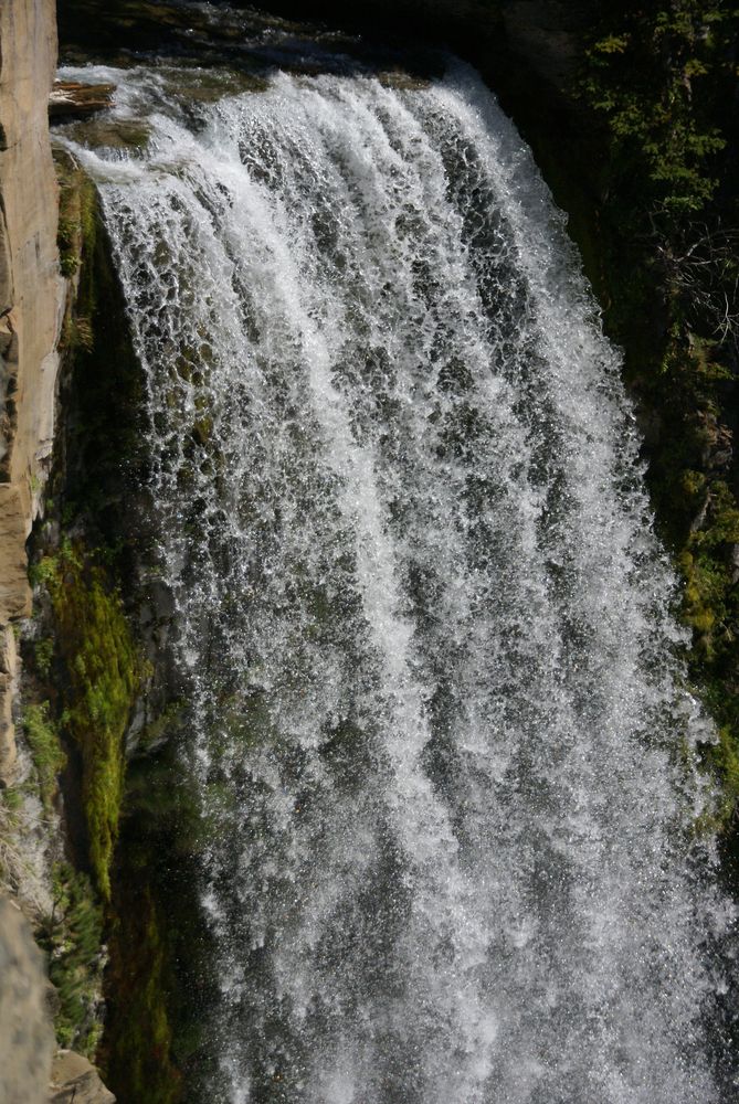 Closeup of the Tumalo Falls