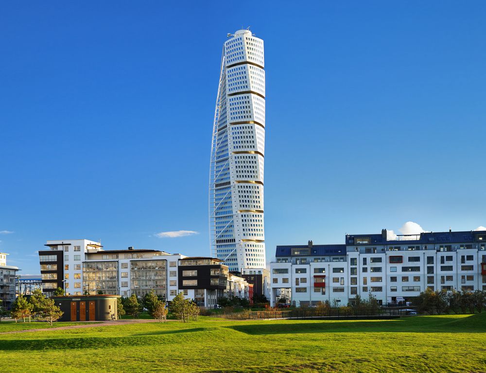 Exterior of the Turning Torso of Sweden